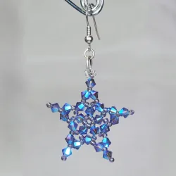 Hook pierces - Silver brass - Earrings Aquarius - Hook pierces - Silver brass - Laiton argenté